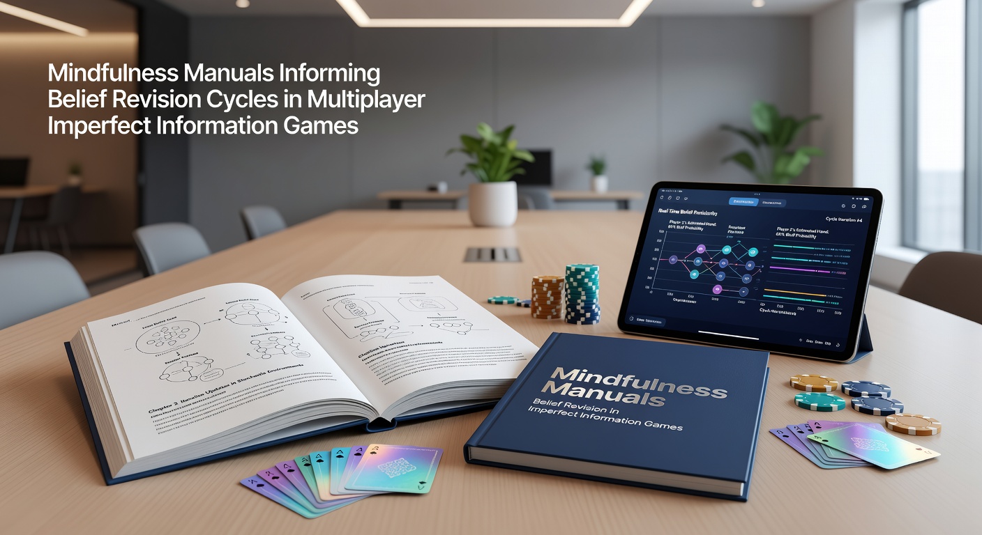 Diagram illustrating belief revision cycles in multiplayer games with imperfect information